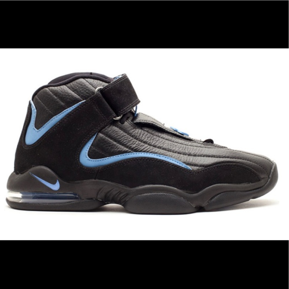 🔥Nike Air Penny IV. Black Uni Blue PREOWNED sz 13